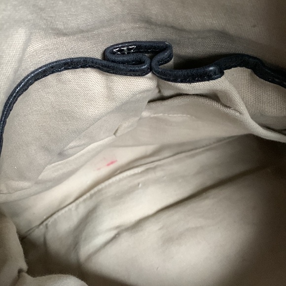 TORY Burch Flopover Black leather Clutch or crossbody Handbag. - Picture 9 of 11